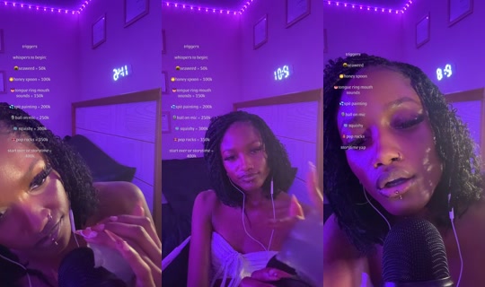 amirahasmr TikTok Live — Sep 25, 2026, 3:55 AM