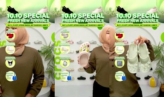 crocsmy TikTok Live — Oct 3, 2026, 2:03 PM