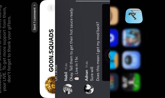 goonsquad7 TikTok Live — Oct 4, 2026, 1:45 PM