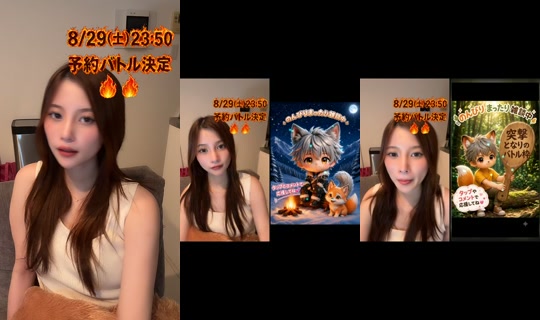 hanami0809 TikTok Live — Aug 27, 2026, 4:15 PM