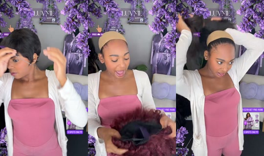 luvmehair TikTok Live — Aug 27, 2026, 7:40 PM