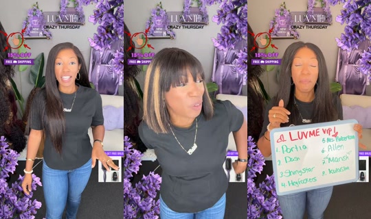 luvmehair TikTok Live — Sep 3, 2026, 6:06 PM