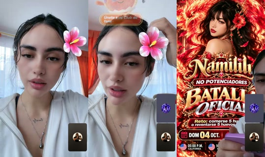 namiilily TikTok Live — Oct 3, 2026, 7:38 PM