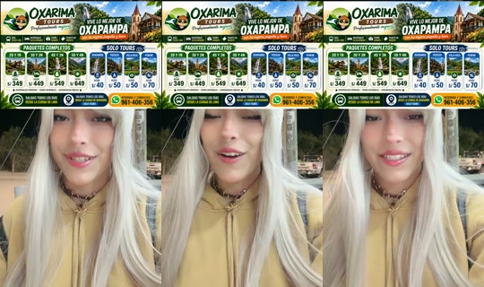 oxarima_tours TikTok Live — Aug 26, 2026, 12:05 AM