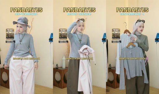 pandaeyesofficialstore TikTok Live — Oct 5, 2026, 3:21 AM