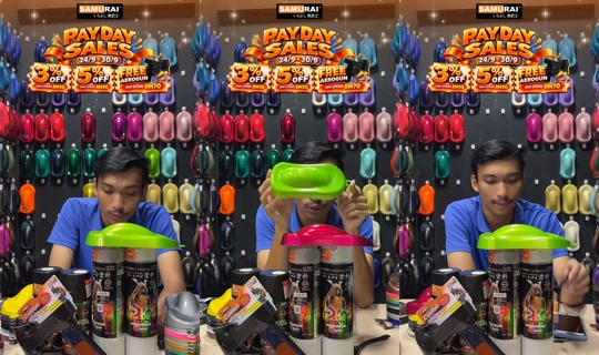 samuraipaintmy TikTok Live — Oct 5, 2026, 2:13 AM