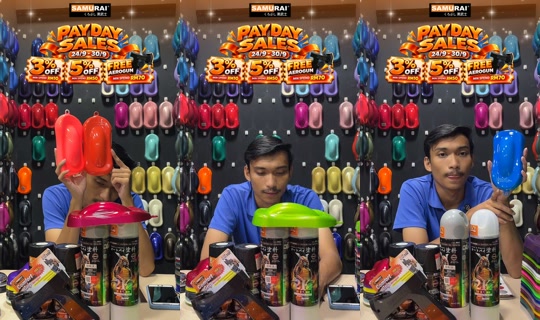 samuraipaintmy TikTok Live — Oct 5, 2026, 3:04 AM