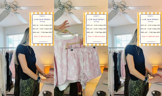 shopcolor9 TikTok Live — Sep 11, 2026, 9:36 PM