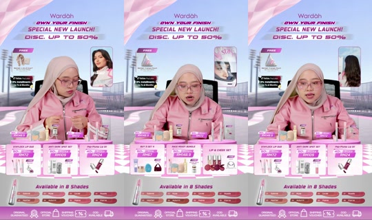 wardahbeauty_my TikTok Live — Oct 3, 2026, 1:13 PM
