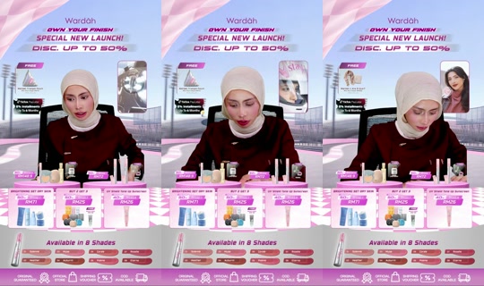 wardahbeauty_my TikTok Live — Oct 3, 2026, 2:16 PM