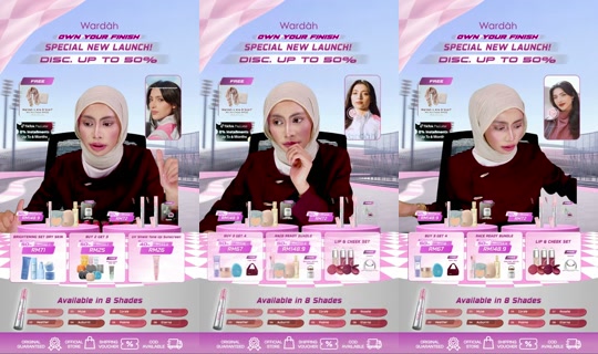 wardahbeauty_my TikTok Live — Oct 4, 2026, 3:45 AM