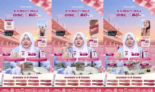 wardahbeauty_my TikTok Live — Oct 5, 2026, 10:32 PM