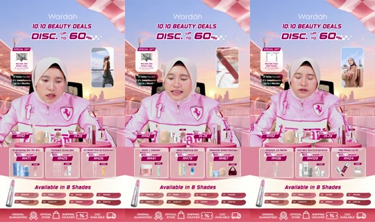 wardahbeauty_my TikTok Live — Oct 8, 2026, 12:48 PM