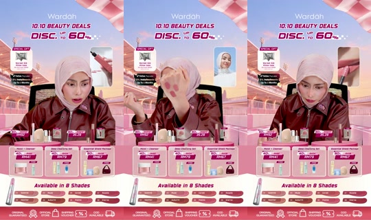 wardahbeauty_my TikTok Live — Oct 9, 2026, 8:12 AM