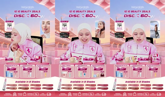 wardahbeauty_my TikTok Live — Oct 9, 2026, 10:16 AM