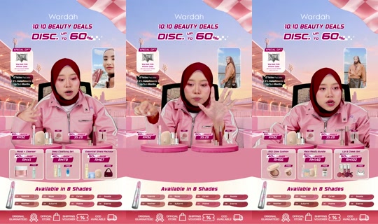 wardahbeauty_my TikTok Live — Oct 9, 2026, 12:02 PM