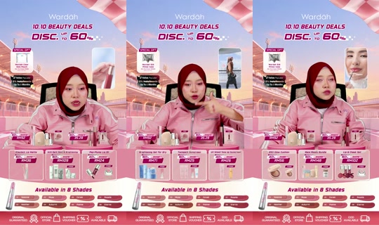 wardahbeauty_my TikTok Live — Oct 9, 2026, 12:53 PM