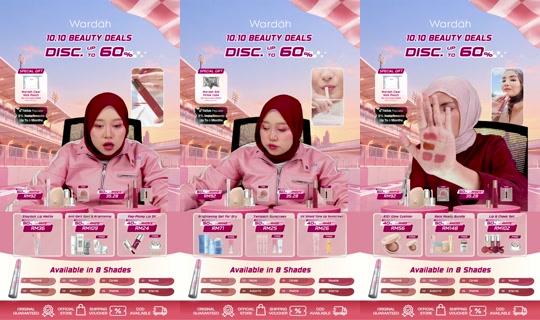 wardahbeauty_my TikTok Live — Oct 9, 2026, 1:43 PM