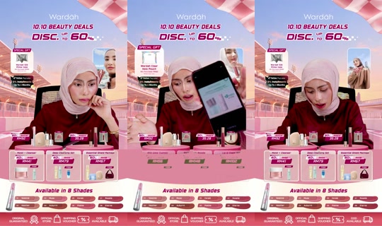 wardahbeauty_my TikTok Live — Oct 9, 2026, 2:34 PM
