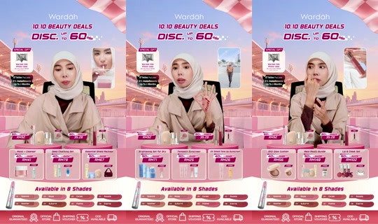 wardahbeauty_my TikTok Live — Oct 9, 2026, 4:16 PM