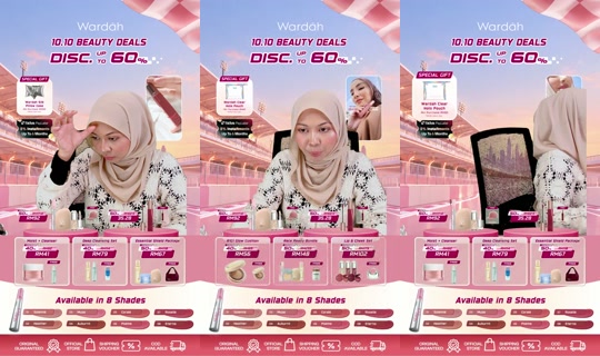 wardahbeauty_my TikTok Live — Oct 9, 2026, 6:14 PM