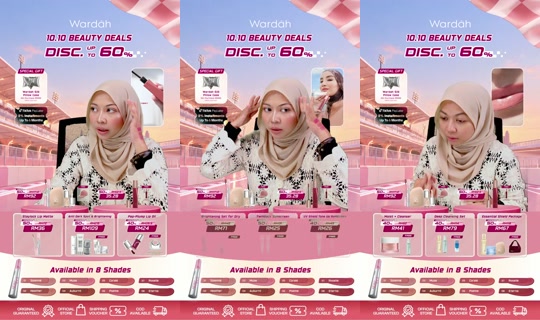 wardahbeauty_my TikTok Live — Oct 9, 2026, 7:06 PM
